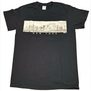 S New York City Skyline T-shirt Graphic T
